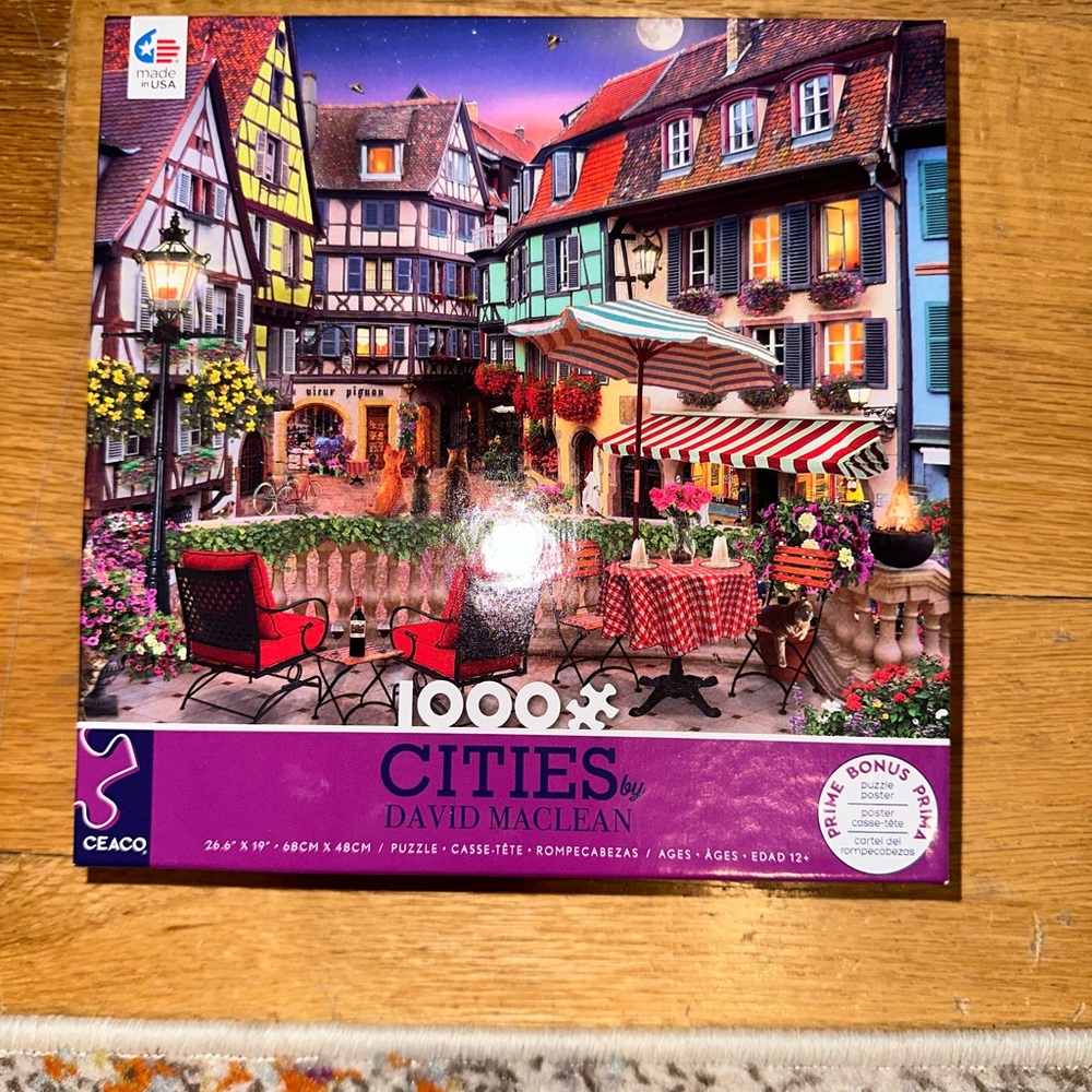 1000 piece Cities puzzles